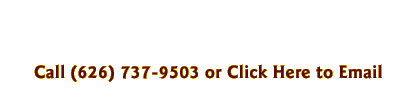 For home selling and buying questions, Call (626) 737-9503